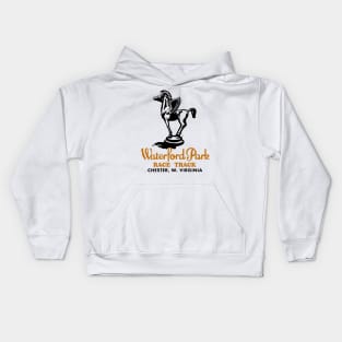 Retro Vintage Waterford Park Race Track Kids Hoodie